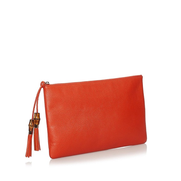 Gucci Bamboo Tassel Clutch - Never Used - Picture 4 of 10